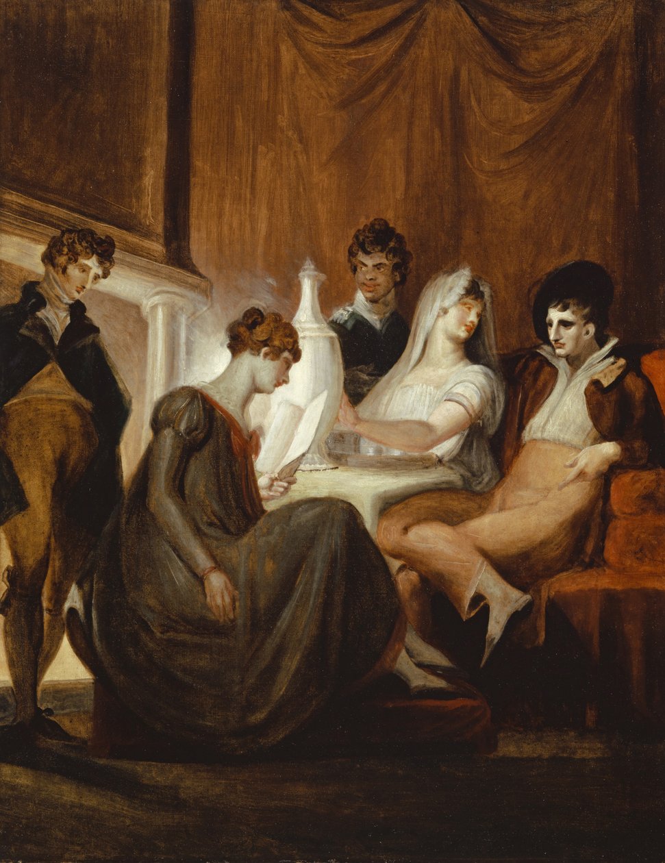 Gazeta na wsi, 1806-7 autorstwa Johann Heinrich Füssli