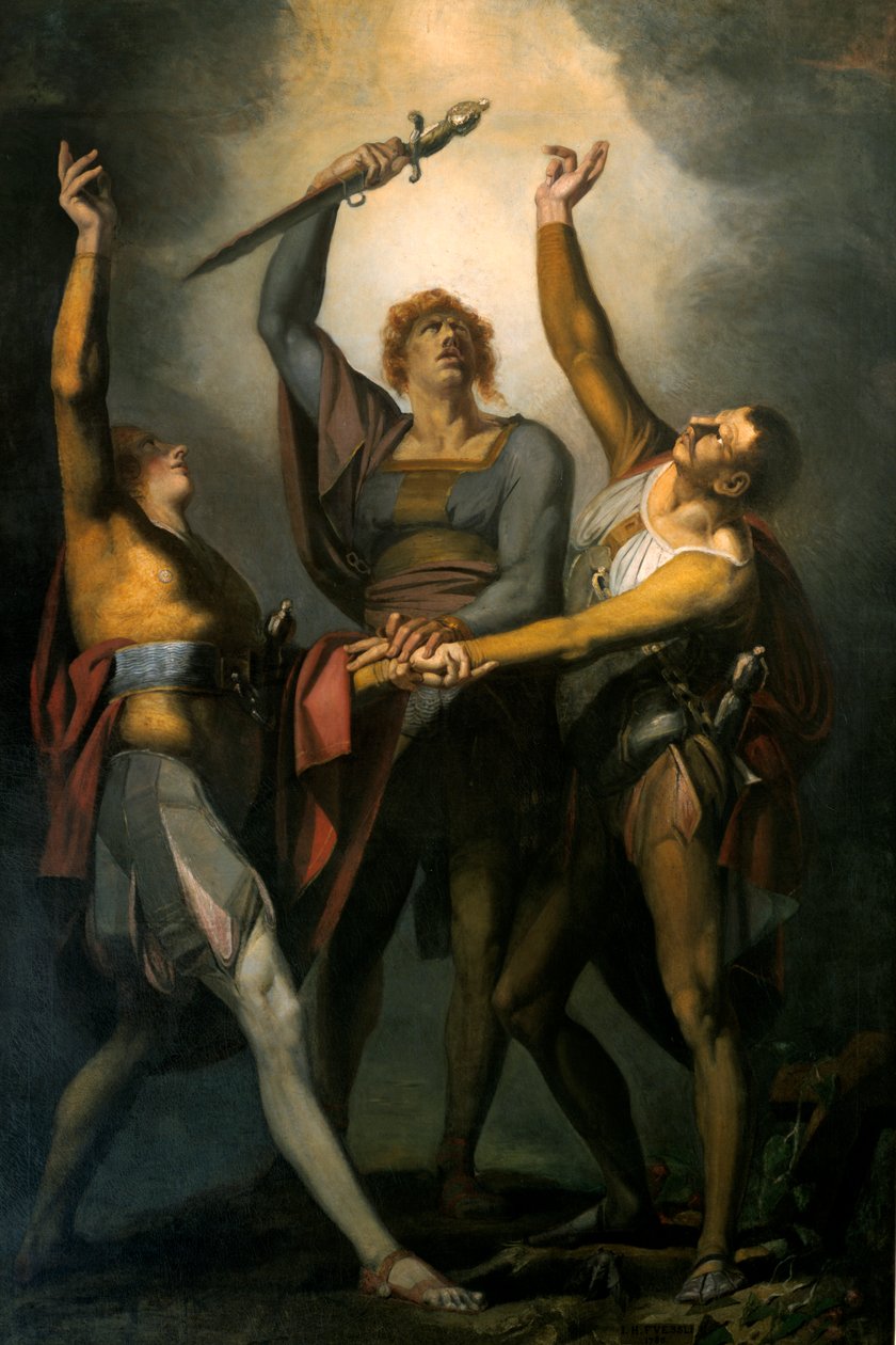 Przysięga Rutli, 1778-1781 autorstwa Johann Heinrich Füssli