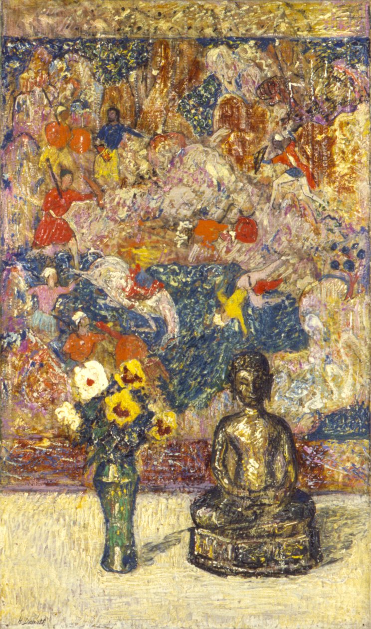 Brązowy Budda autorstwa Henry Golden Dearth