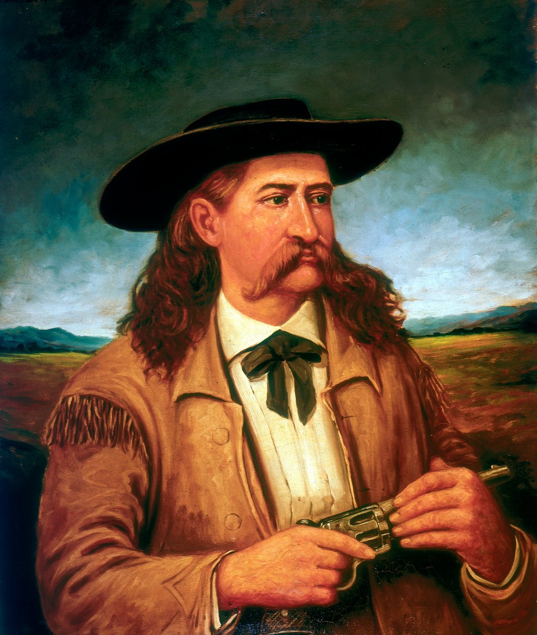 James Butler „Wild Bill” Hickock 1837-1876, amerykański zwiadowca i prawnik, 1874 autorstwa Henry H Cross