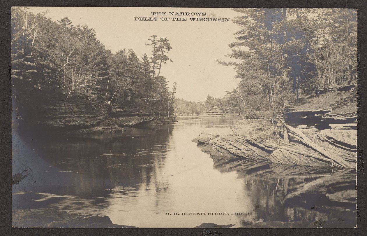 The Narrows Dells of the Wisconsin autorstwa Henry Hamilton Bennett