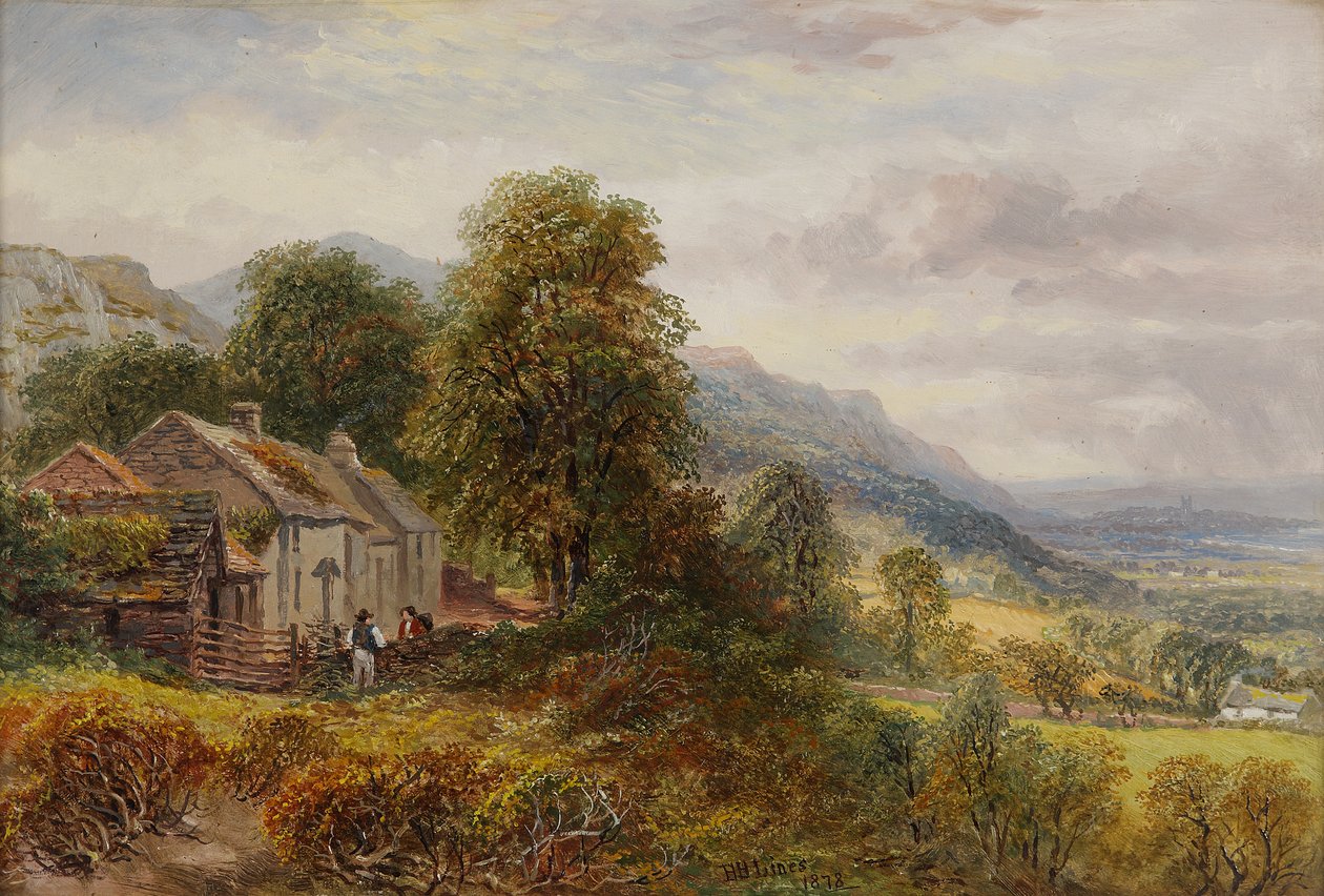 Bryngoleu Llanfairfechan, 1878 autorstwa Henry Harris Lines