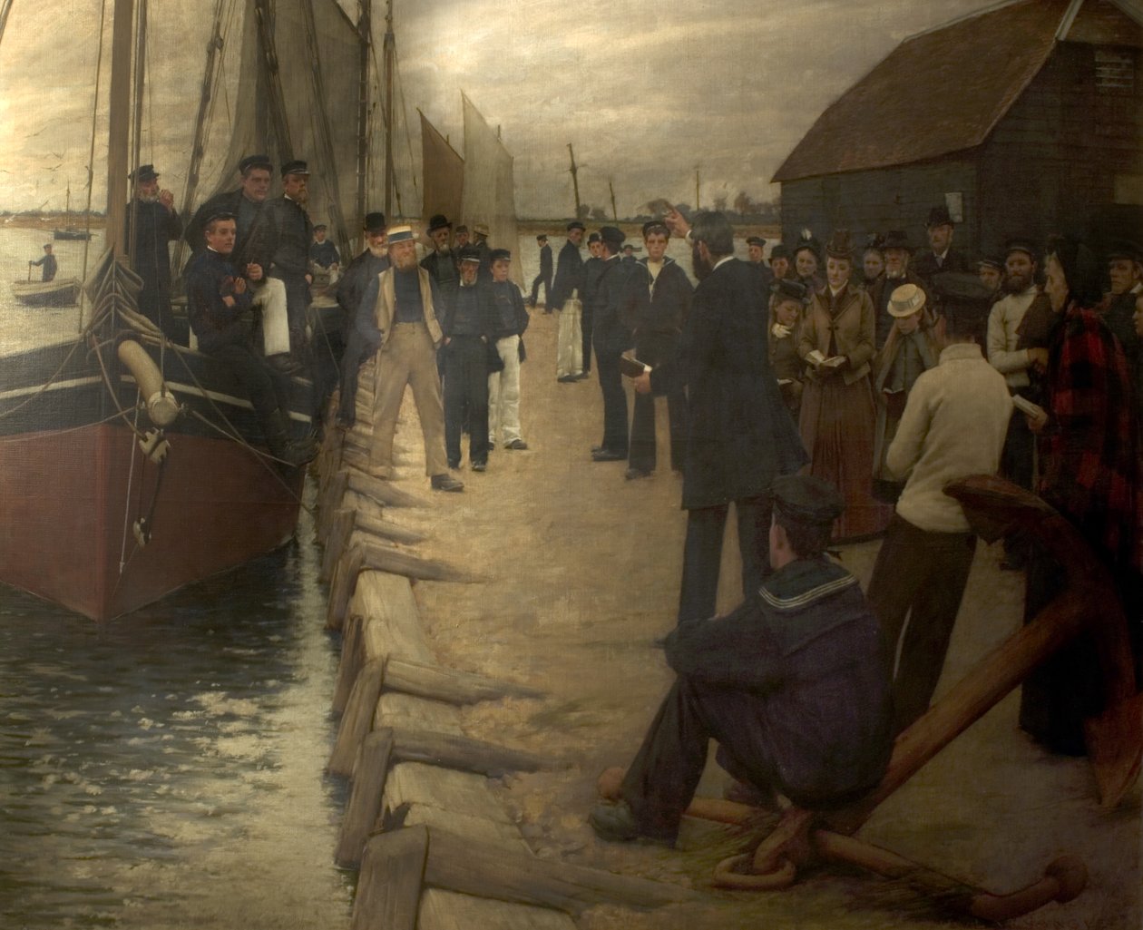 Misja marynarzy, 1891 autorstwa Henry Herbert La Thangue
