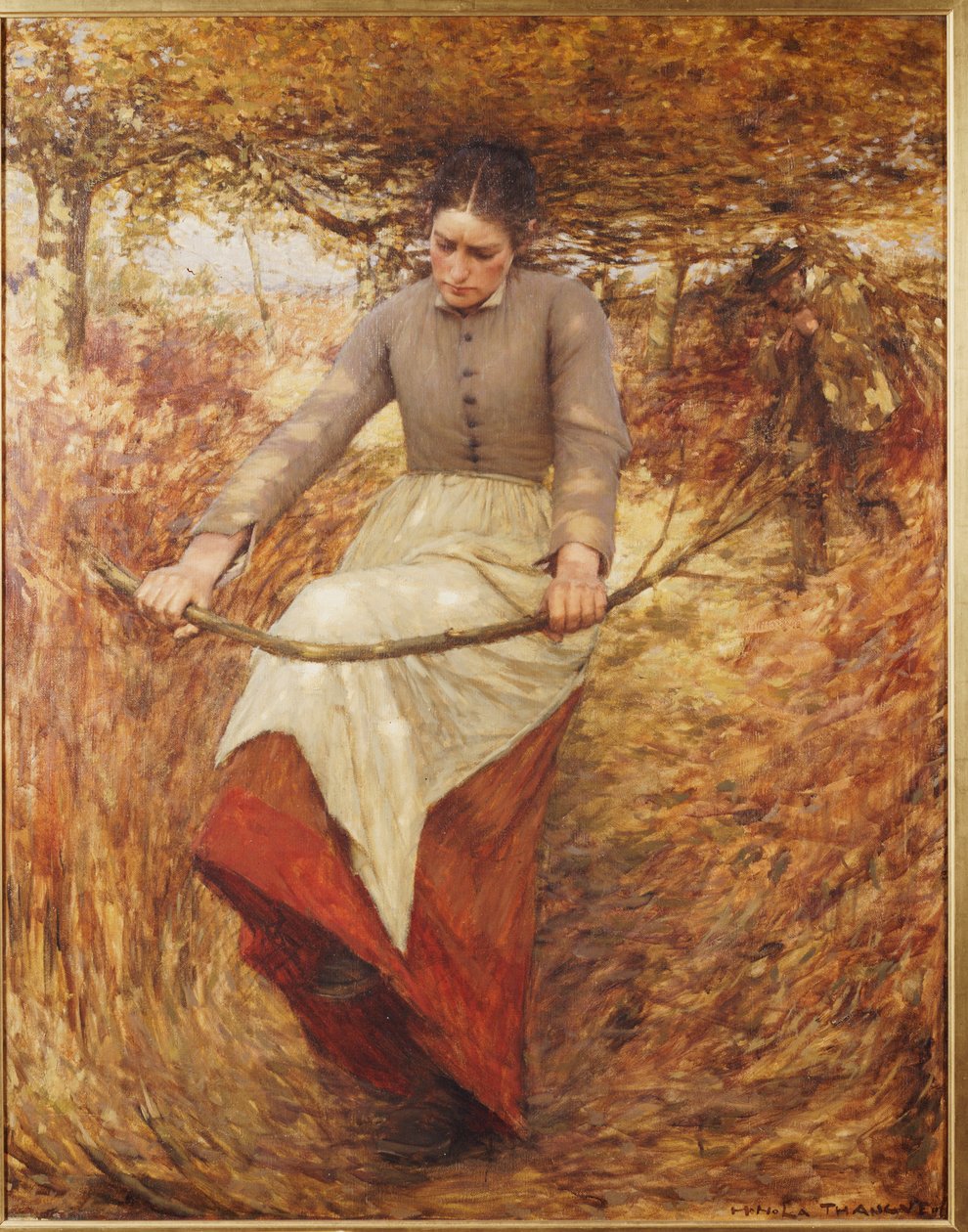 Jesienny poranek autorstwa Henry Herbert La Thangue