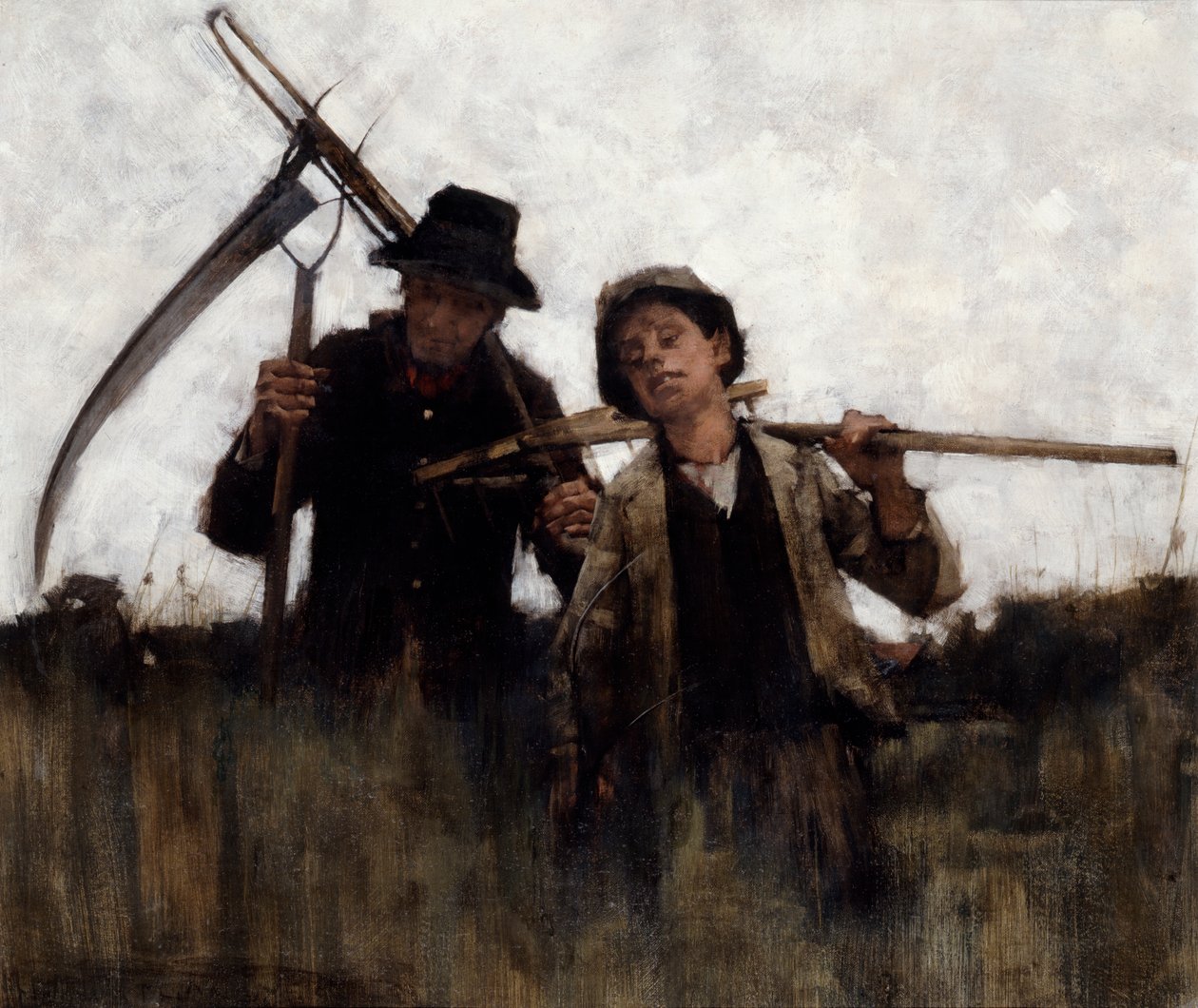 Robotnicy rolni, 1875-1929 autorstwa Henry Herbert La Thangue