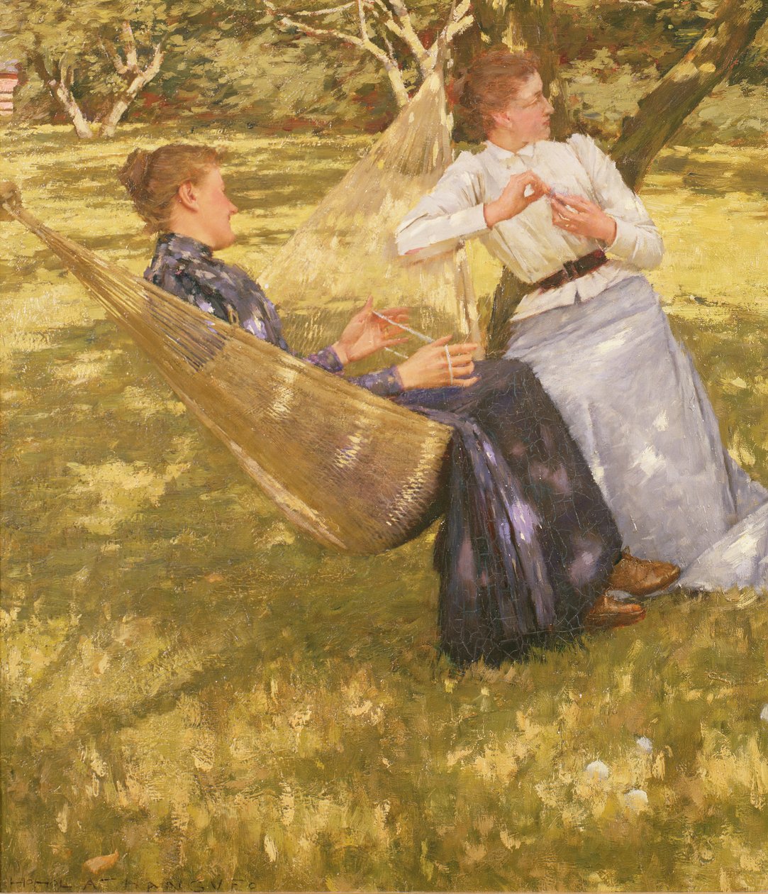 W sadzie, 1893 autorstwa Henry Herbert La Thangue
