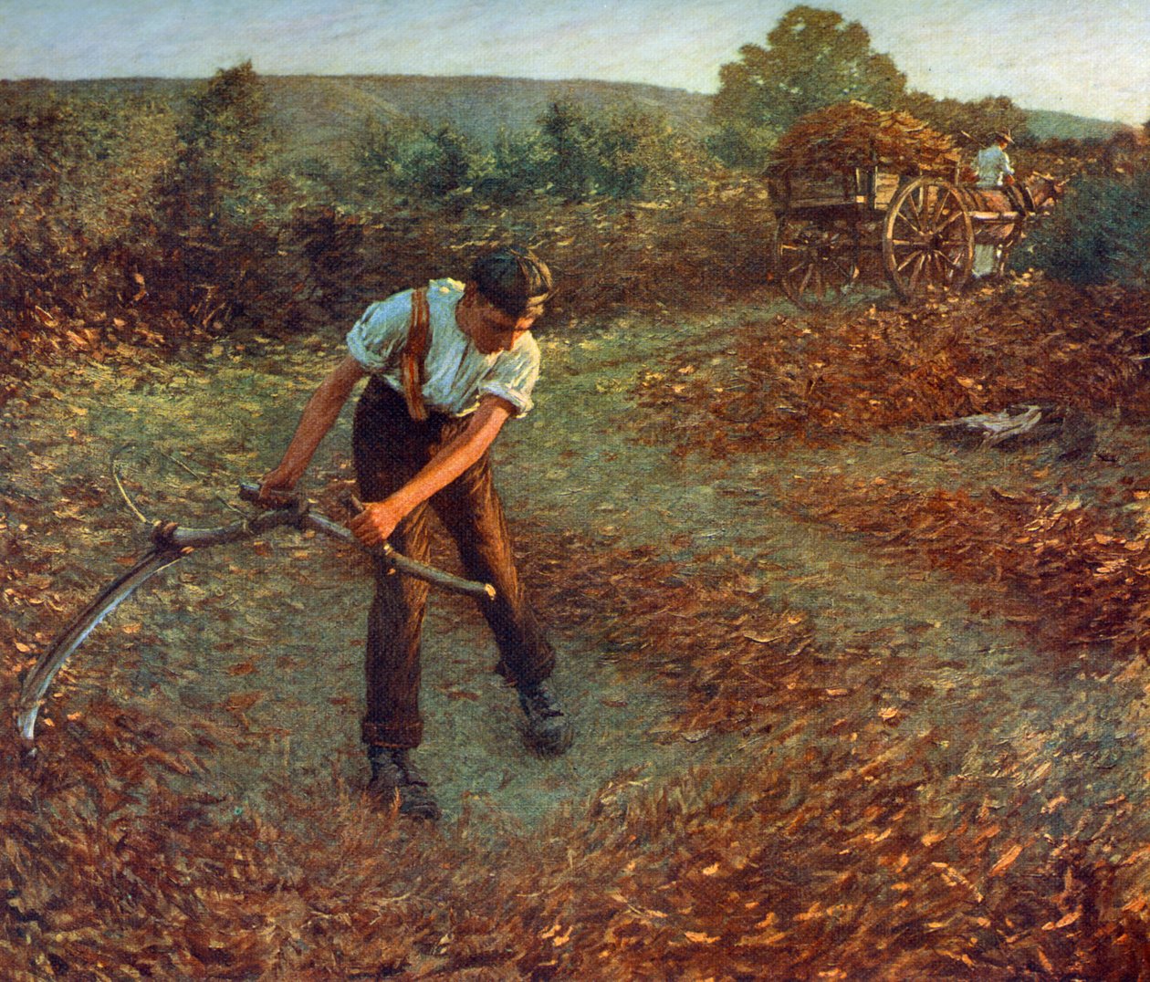 Koszenie Bracken, c1903, 1912. autorstwa Henry Herbert La Thangue