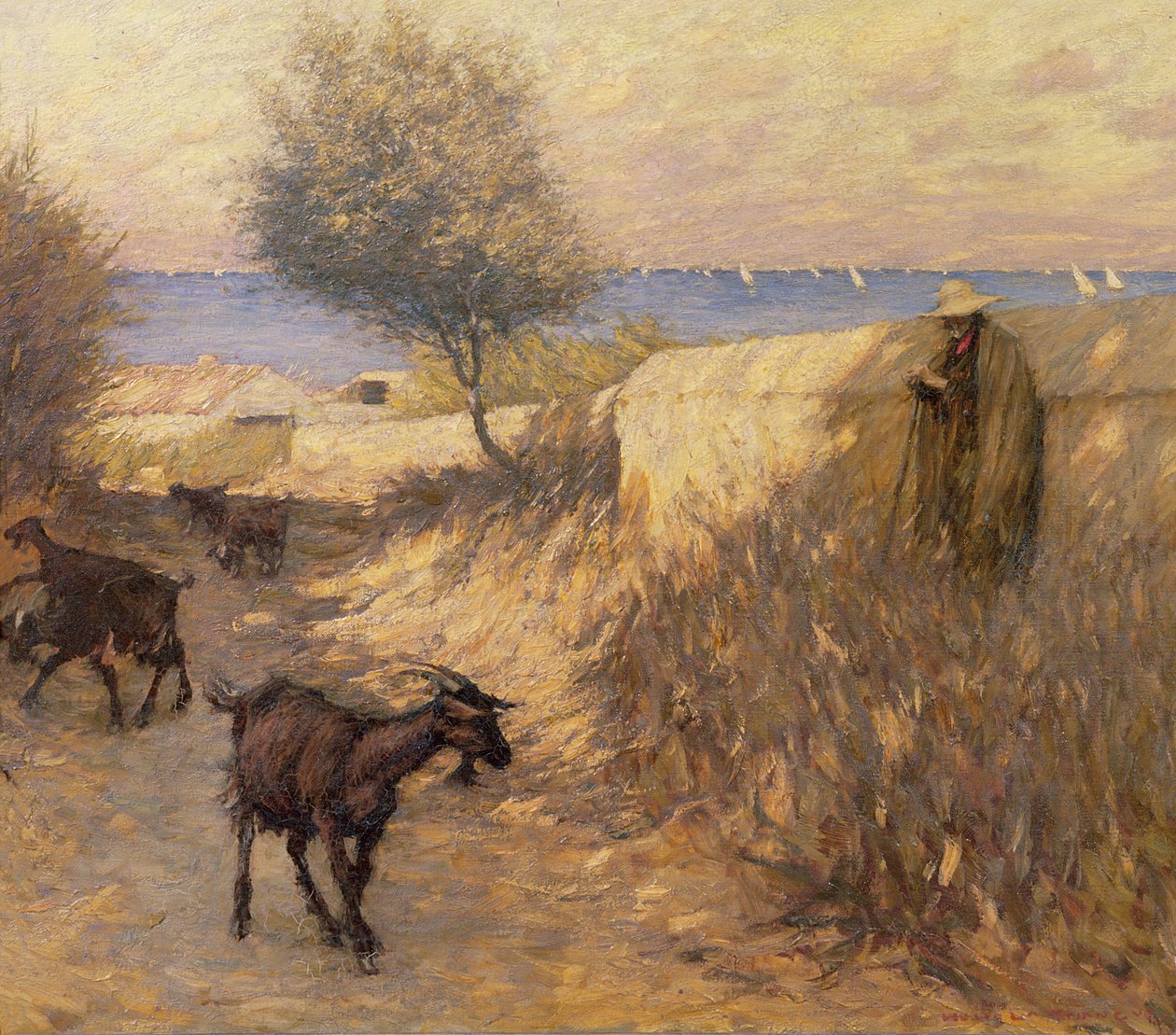Prowansalski Zaułek, Martigues autorstwa Henry Herbert La Thangue