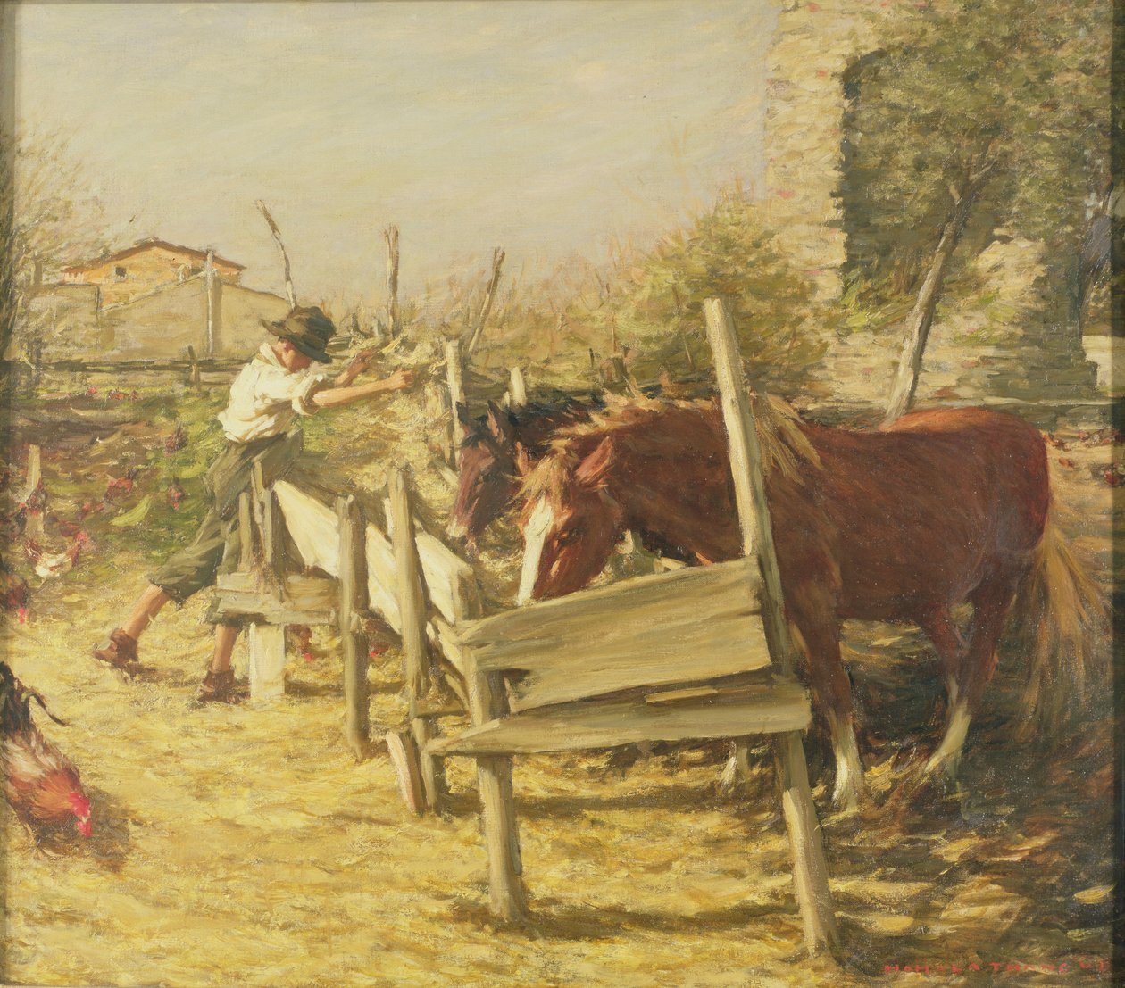 Droga Appijska autorstwa Henry Herbert La Thangue