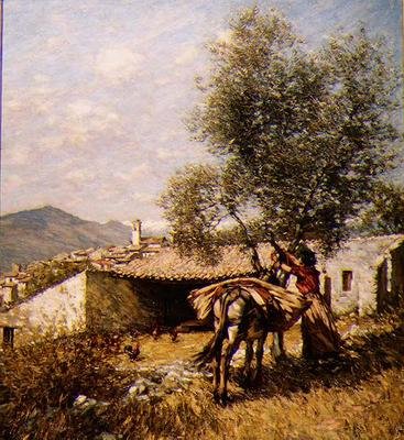 Osioł autorstwa Henry Herbert La Thangue