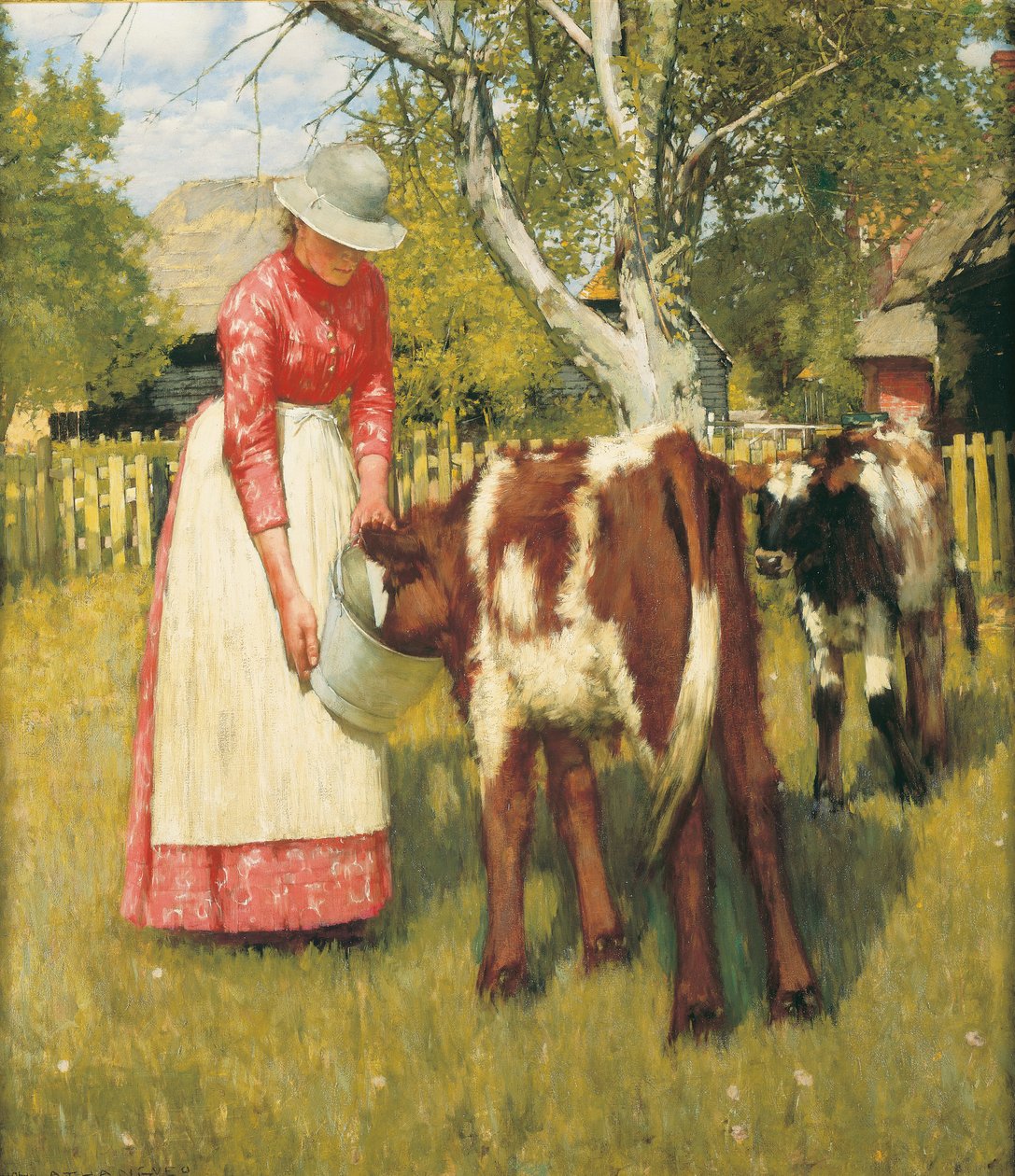 Pierwszy posiłek, ok. 1894 r autorstwa Henry Herbert La Thangue