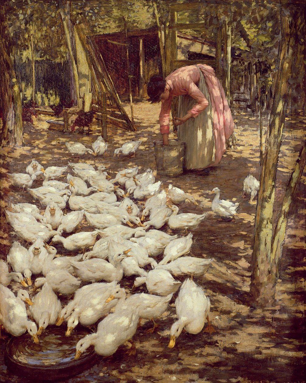 Mały Gospodarstwo, 1896 autorstwa Henry Herbert La Thangue