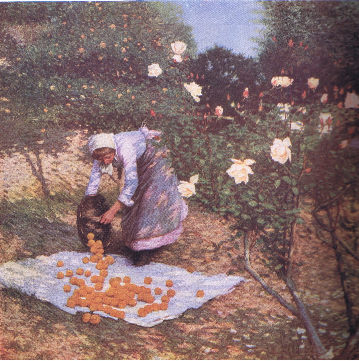 Provencal өвөл, Бибби жил, 1916-1917 поли autorstwa Henry Herbert after La Thangue