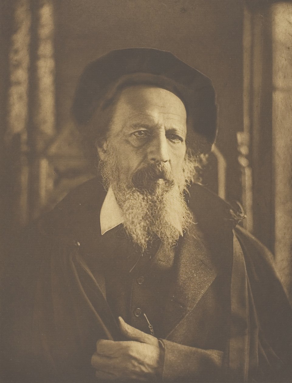 Alfred, Lord Tennyson, 1888, wydrukowany ok. 1893. autorstwa Henry Herschel Hay Cameron