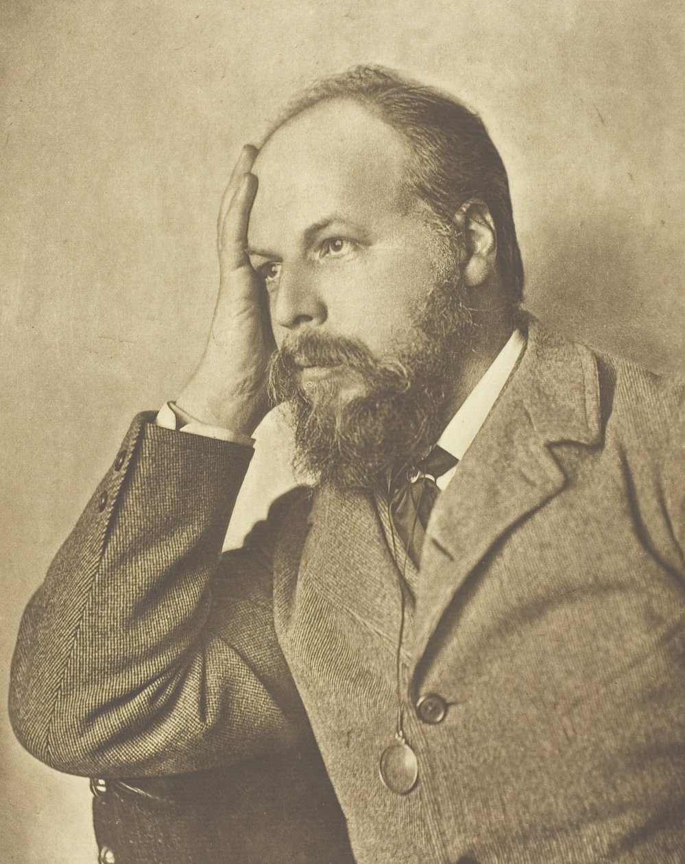 Hallam, Lord Tennyson, ok. 1930 1893. autorstwa Henry Herschel Hay Cameron