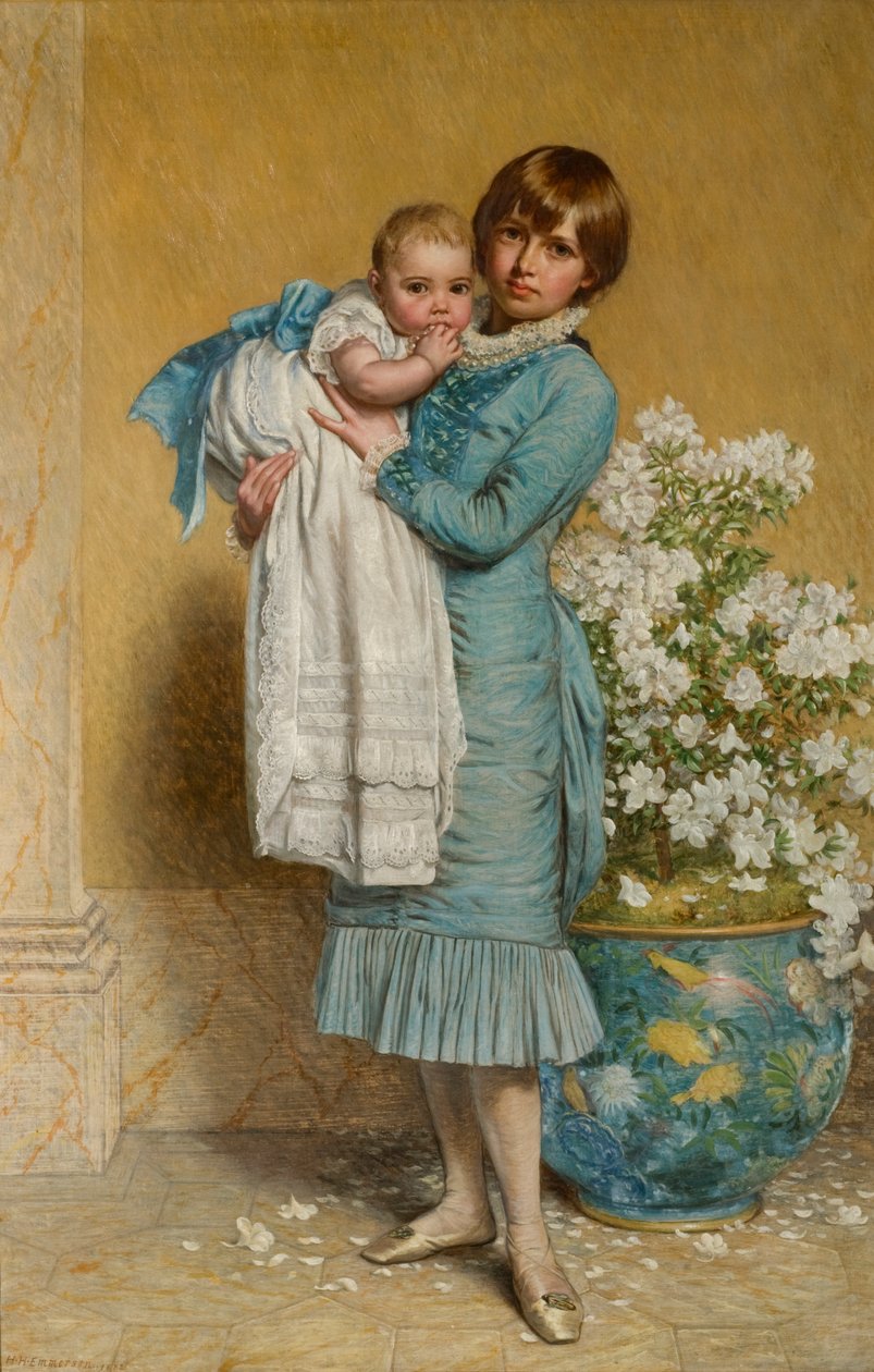 Nasze dziecko, 1882 autorstwa Henry Hetherington Emmerson