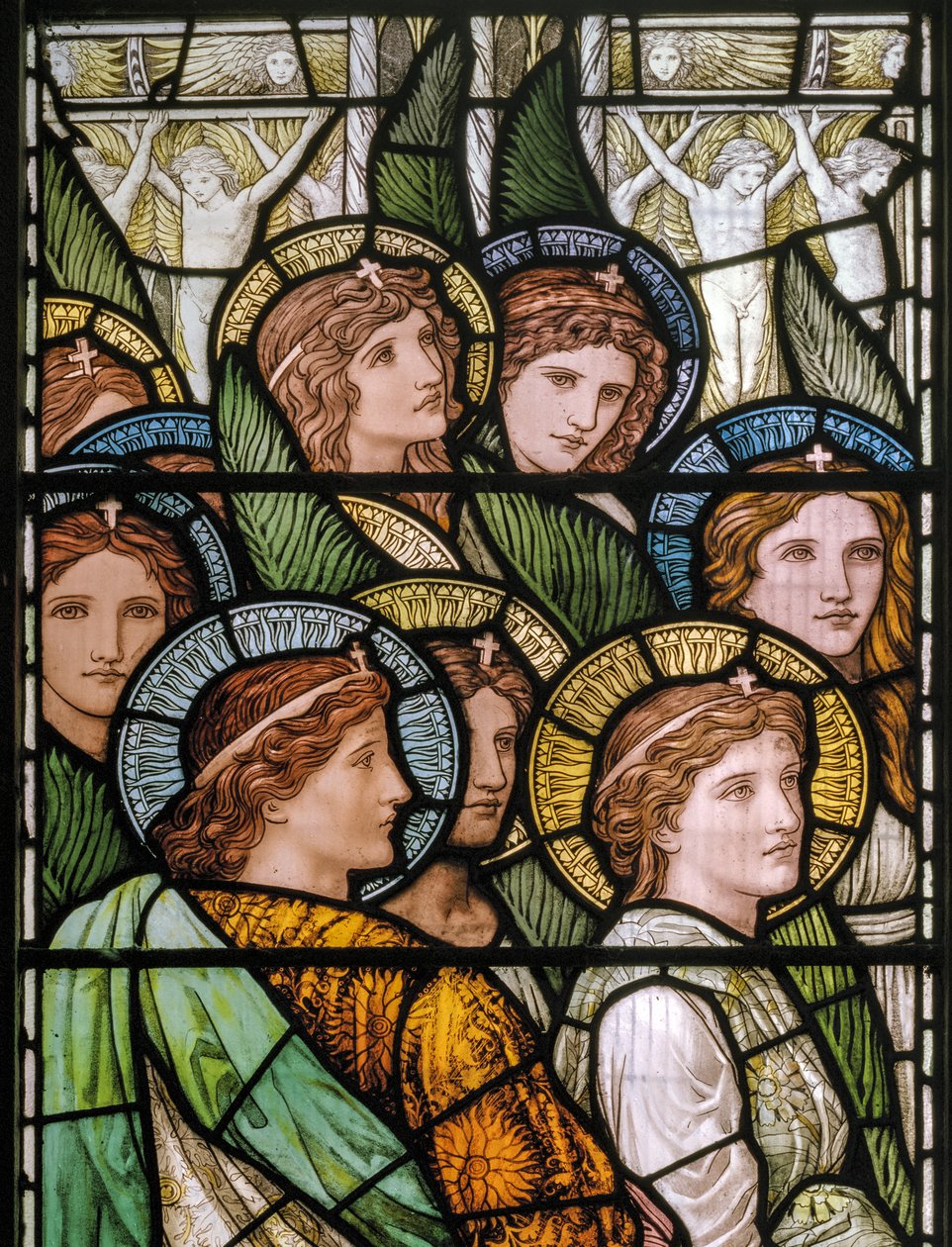 Bakewell, All Saints, Holiday Workshop, Henry Holiday, The Lamb Of God, Adoring Saints, 1893 autorstwa Henry Holiday