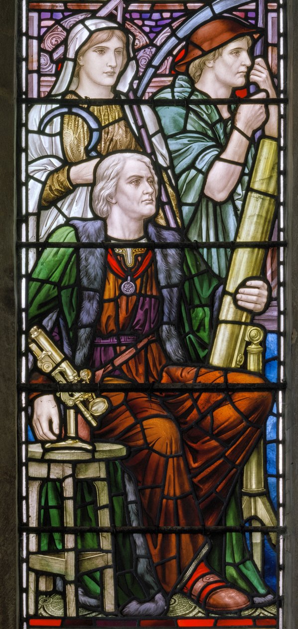 Buckland, St Mary, Lowndes i Drury, Henry Holiday, Science, 1918 autorstwa Henry Holiday