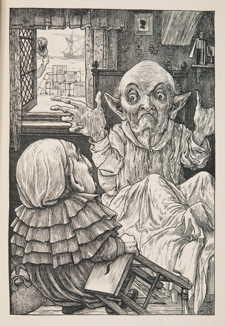 „Ale och, promienny siostrzeniec, strzeż się dnia”, pub. 1876. autorstwa Henry Holiday