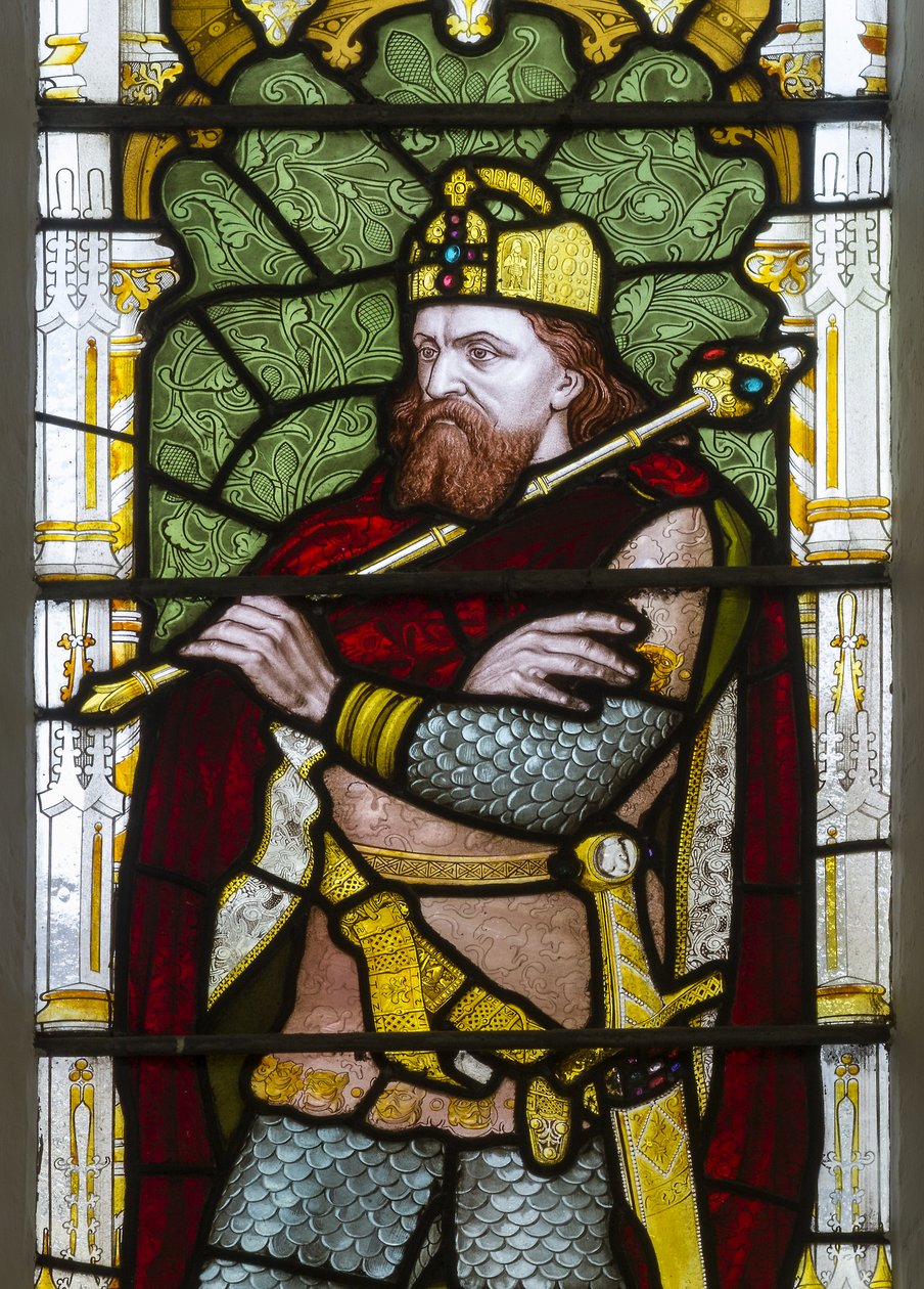Cambridge, Trinity College, Heaton Butler & Bayne, Henry Holiday, Carolus, 1870, CA autorstwa Henry Holiday