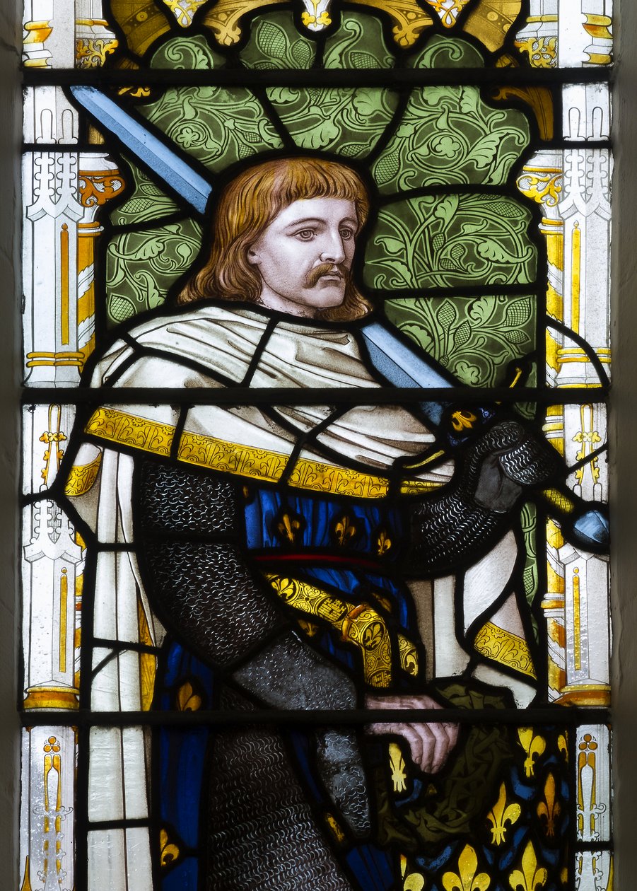Cambridge, Trinity College, Heaton Butler & Bayne, Henry Holiday, Ludovicus, 1870, adaptacja Carla Almquista autorstwa Henry Holiday