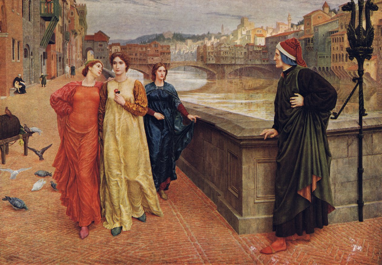 Dante i Beatrycze, z "The World