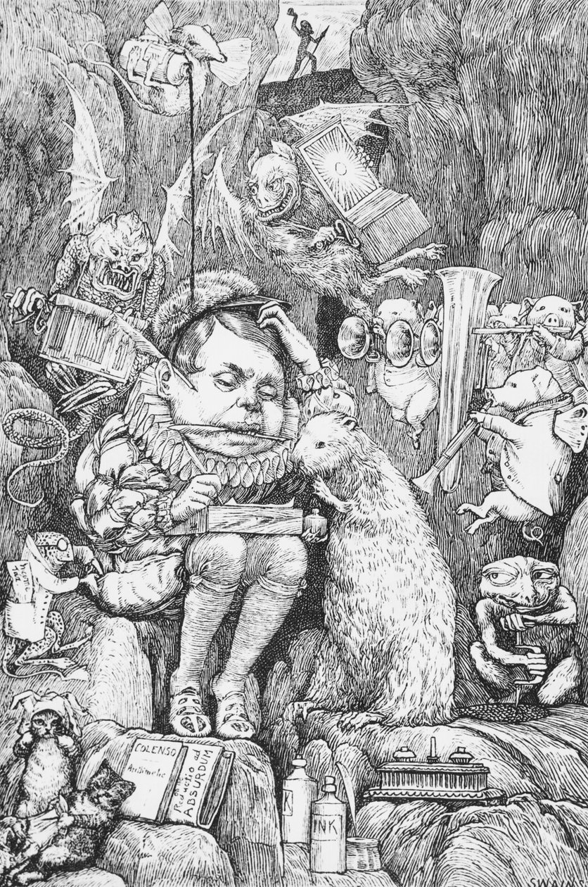 Ilustracja do „Polowania na Snark” Lewisa Carrolla (1832-98) Londyn, 1876 autorstwa Henry Holiday