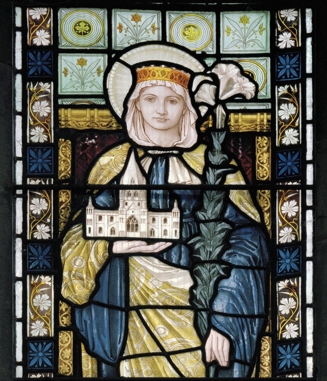 St Frideswide, c.1872 (witraże) autorstwa Henry Holiday