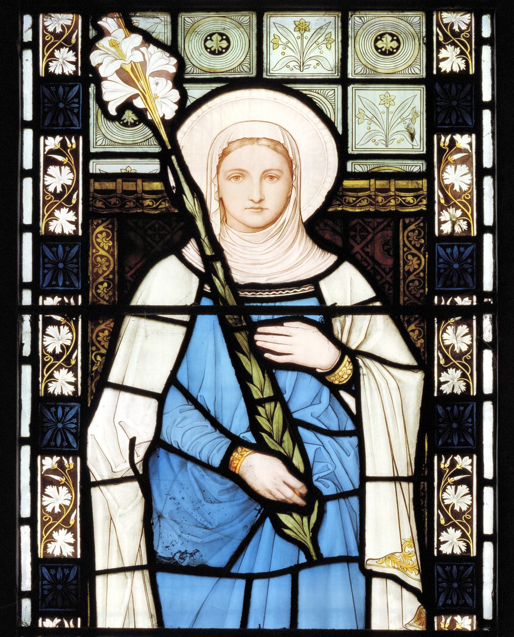 Dziewica Maryja, c.1872 autorstwa Henry Holiday