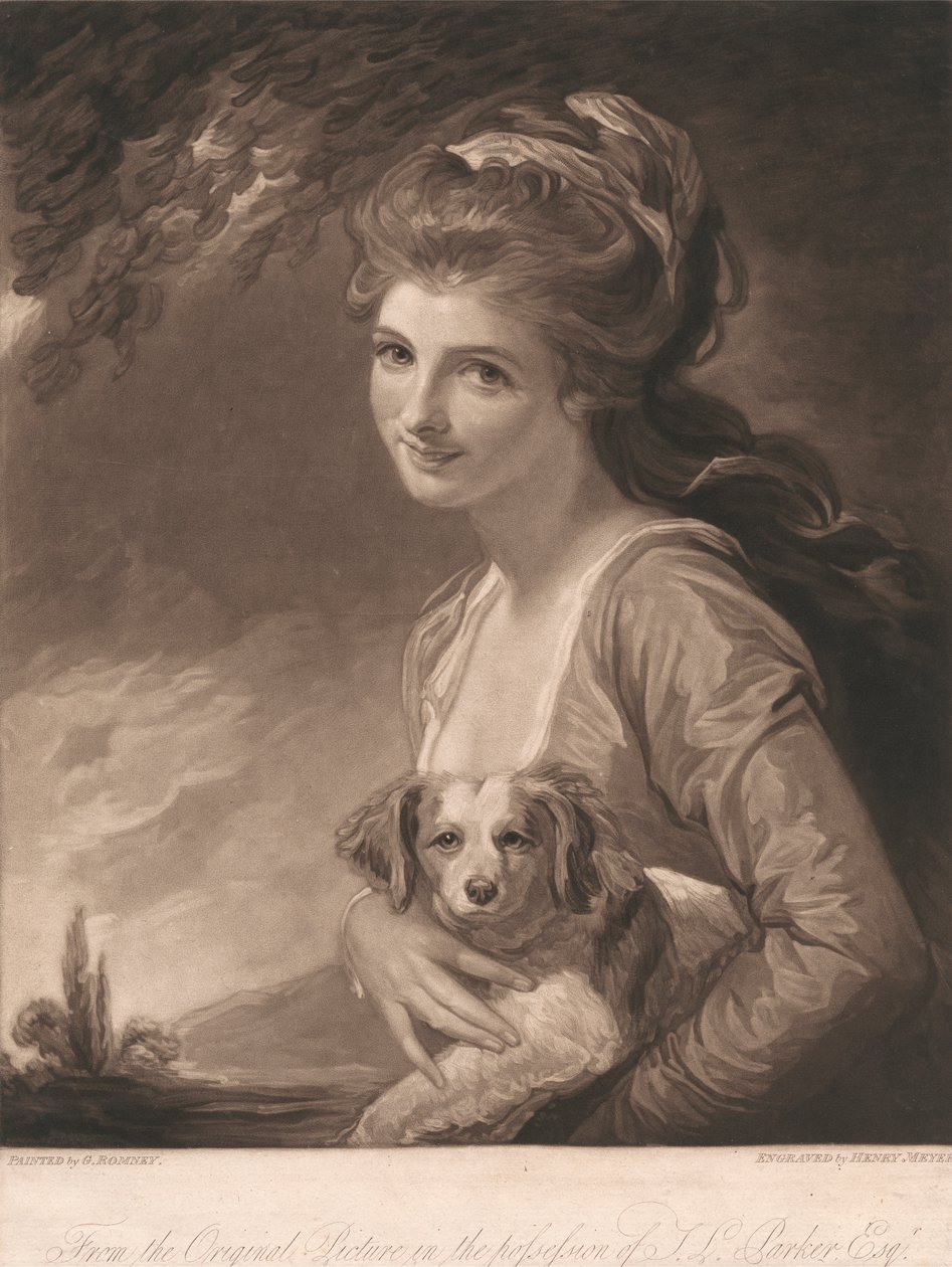 Lady Hamilton jako natura autorstwa Henry Hoppner Meyer