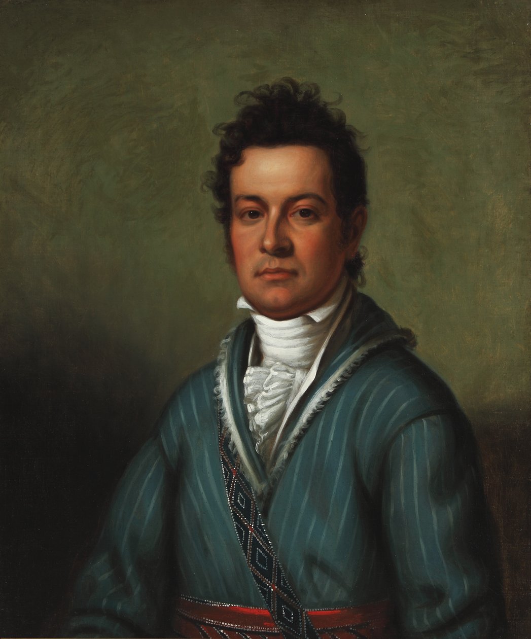 David Vann (Cherokee) 1831 (olej na płótnie) autorstwa Henry Inman
