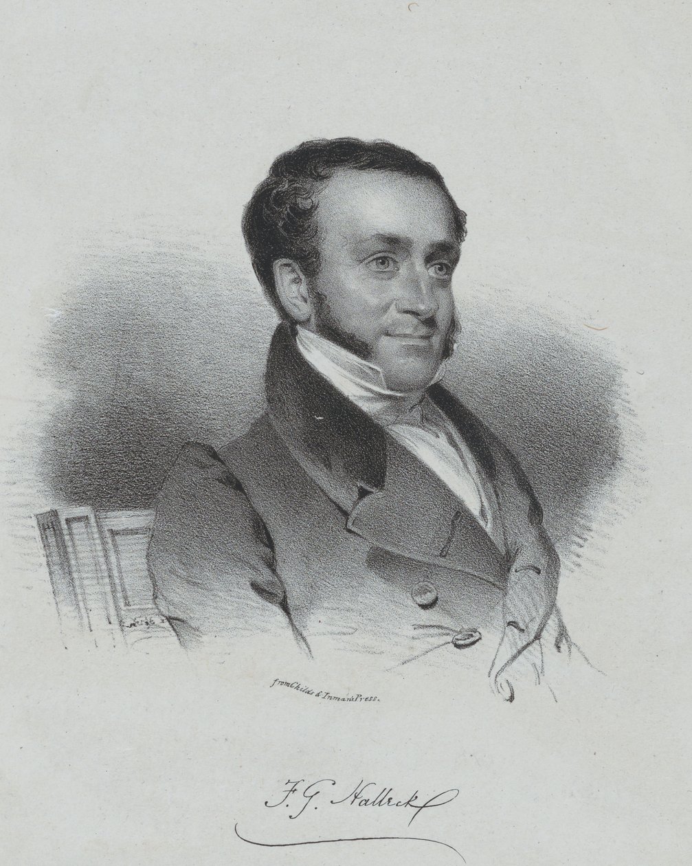 Fitz-Greene Halleck autorstwa Henry Inman
