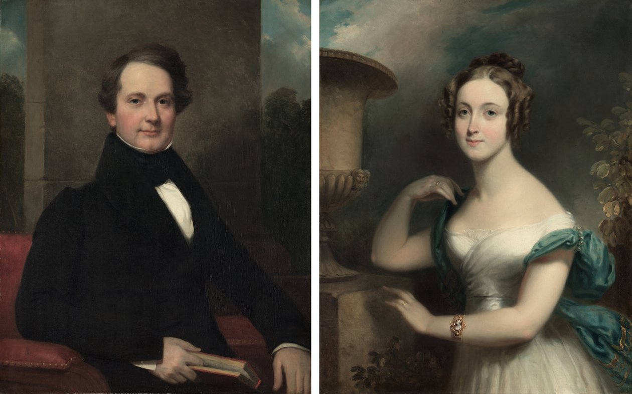 Frederica Bettsa; Mary Ward Betts autorstwa Henry Inman