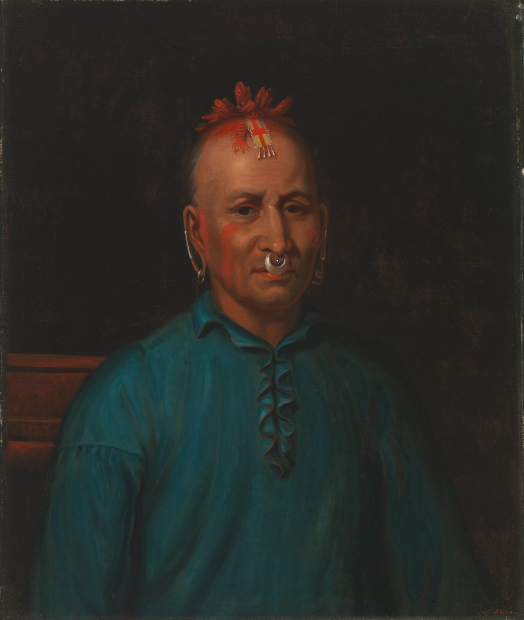 Kish-Kallo-Wa (rodzina Algonkinów - plemię Shawnee) autorstwa Henry Inman