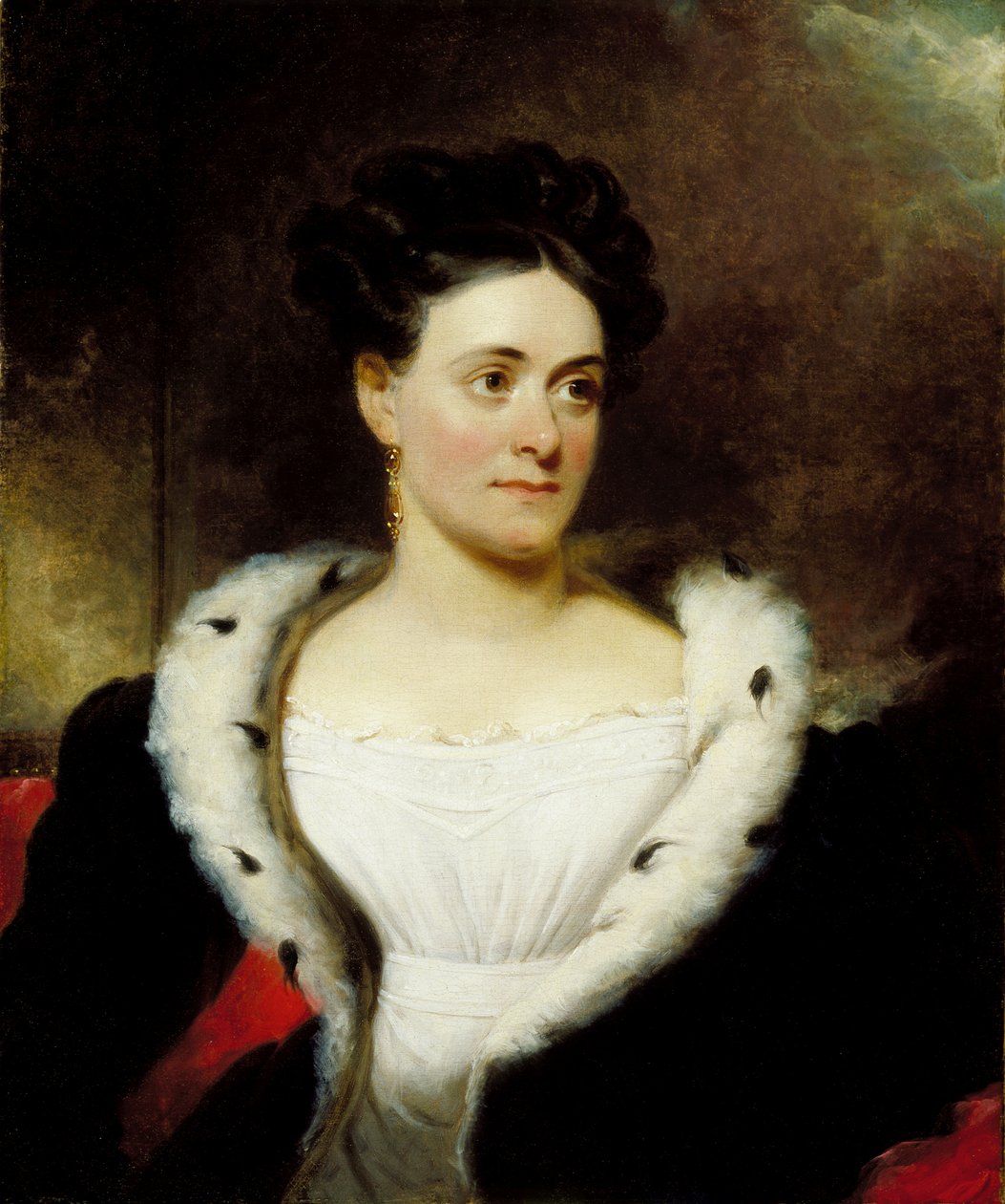 Portret pani James W. Wallack autorstwa Henry Inman