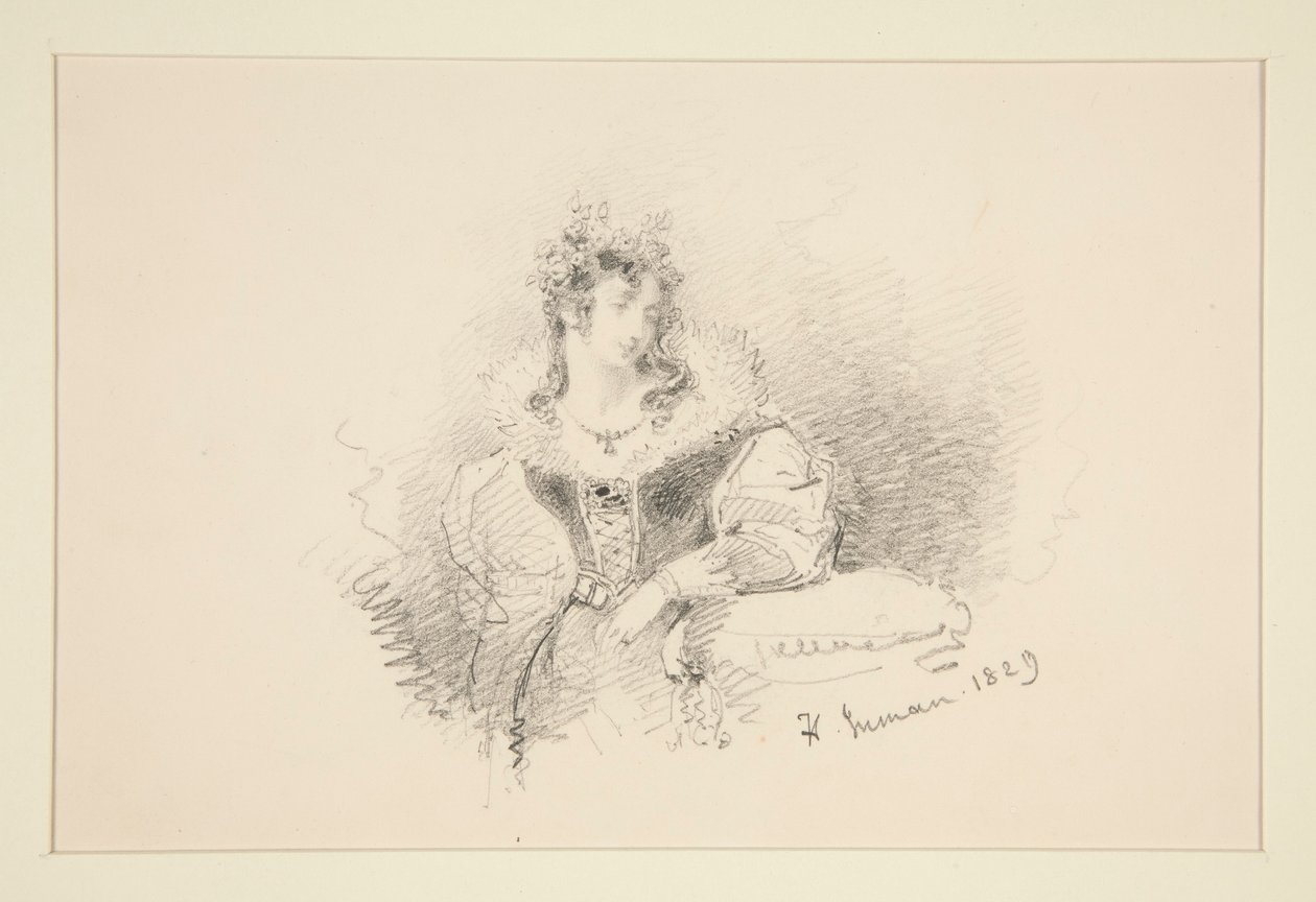 Portret kobiety autorstwa Henry Inman