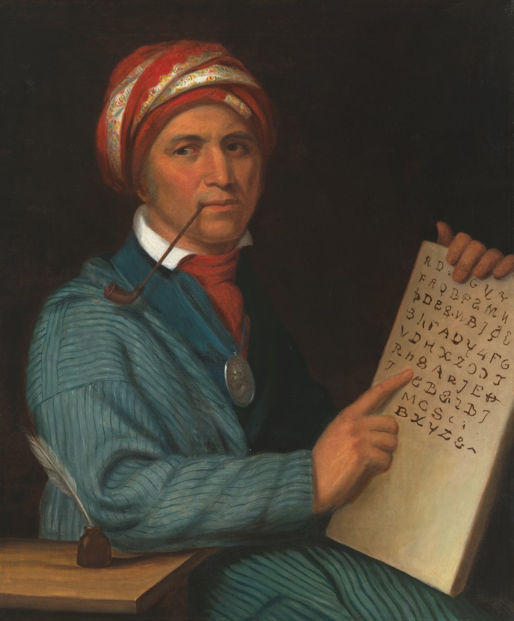 Sequoyah autorstwa Henry Inman