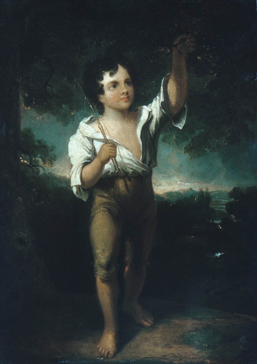 Młody rybak autorstwa Henry Inman