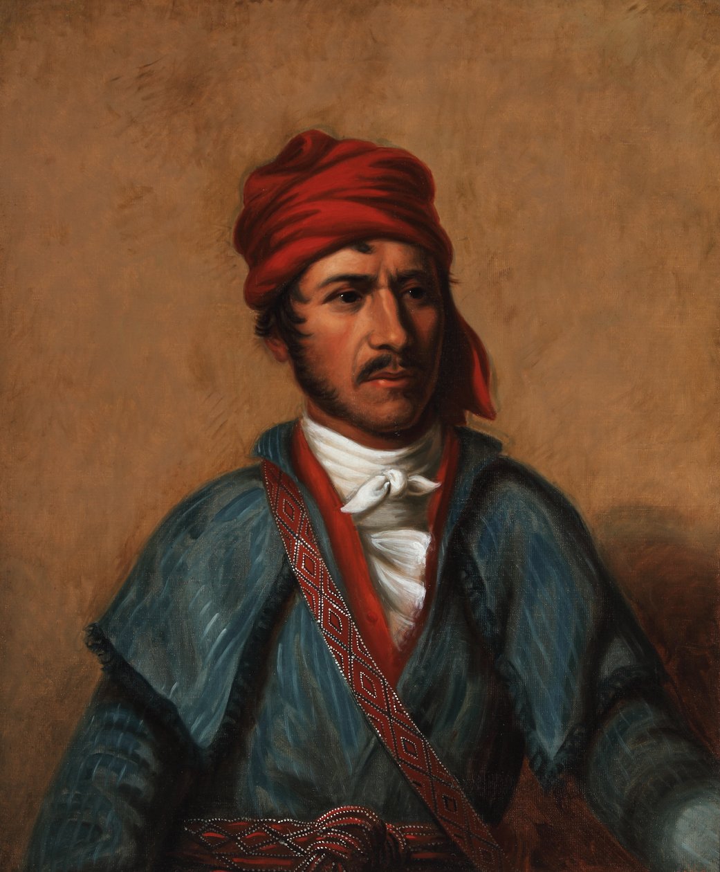 Timpoochee Barnard (Creek) 1831 (olej na płótnie) autorstwa Henry Inman