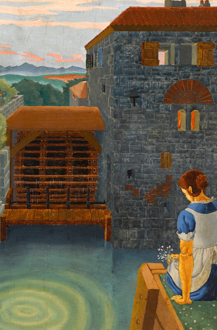 Żabi Książę (tempera na panelu) autorstwa Henry J. Hunt