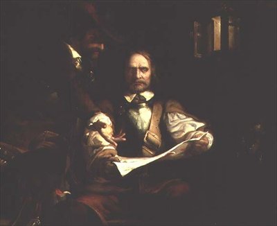 Fatalny list Karola I autorstwa Henry James Townsend