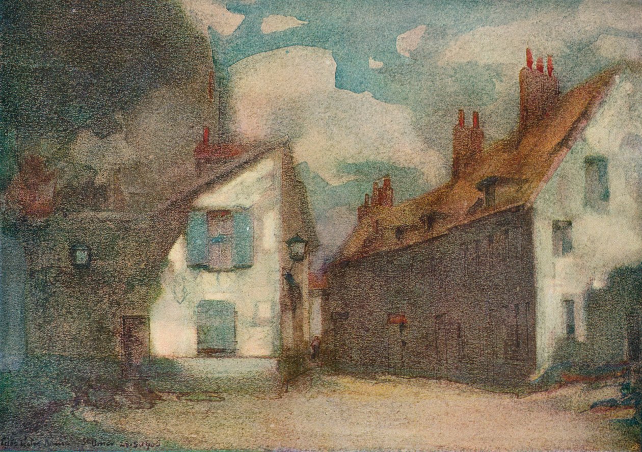 LEnclos De Notre Dame, św. Omer, XIX w. autorstwa Henry John Boddington