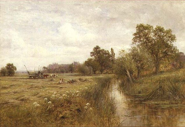 W pobliżu Arundel, West Sussex autorstwa Henry John Kinnaird