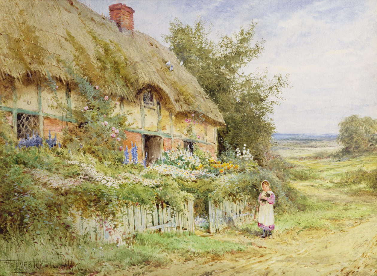 Królik (olej na płótnie) autorstwa Henry John Sylvester Stannard