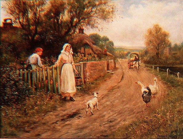 Przy Bramie Ogrodowej autorstwa Henry John Yeend King