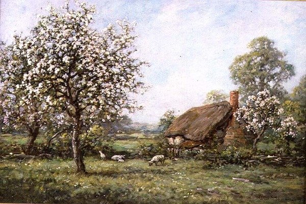 Domek na wiosnę autorstwa Henry John Yeend King