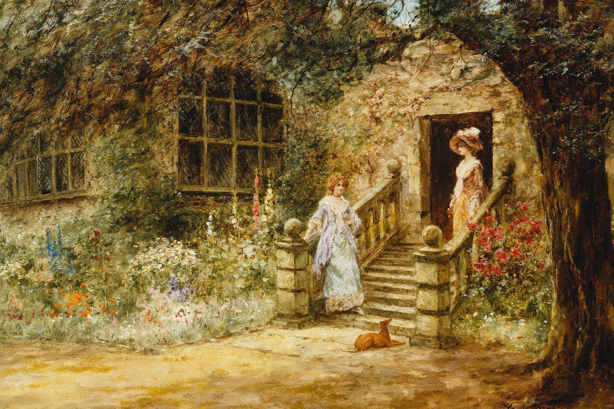 Elegancka rozmowa, autorstwa Henry John Yeend King