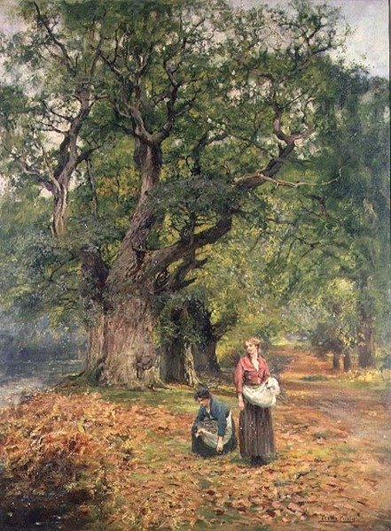 Zbieranie drewna opałowego autorstwa Henry John Yeend King