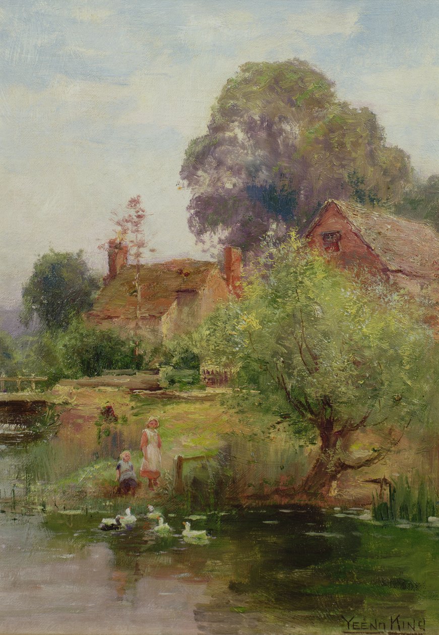 Staw kaczek autorstwa Henry John Yeend King