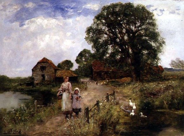 Ścieżka nad rzeką autorstwa Henry John Yeend King